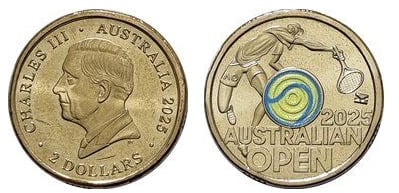 2 dollars (Australian Open men's tennis-Fluor)