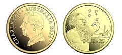 2 dollars (Aboriginal Man; Dan Thorne)