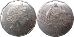 50 cents (Centenario de la Federación)