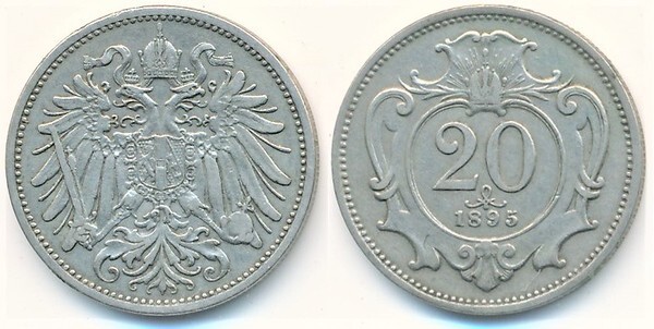 20 heller (Franz Joseph I)