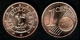 1 euro cent