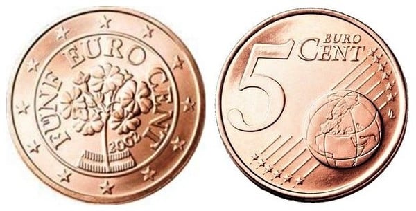 Moneda 5 Cent De Euro