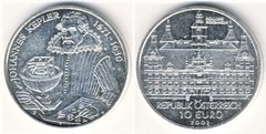 10 euro (Johannes Kepler-Palacio de Eggenberg)