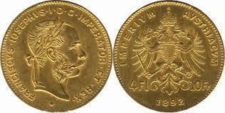 4 florin-10 francs (Franz Joseph I)