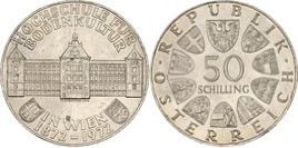 50 schilling (100th Anniversary of the Institute of Agriculture)