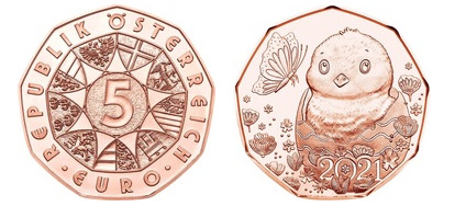 5 euro (Easter 2021)