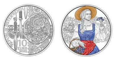 10 euro (Traditional costumes - The Dirndl-Color)