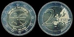 2 euro (10 Aniversario de la Unión Económica Monetaria / UEM / WWU)