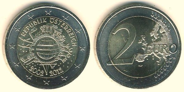 2 euro (10th Anniversary of Euro Circulation)