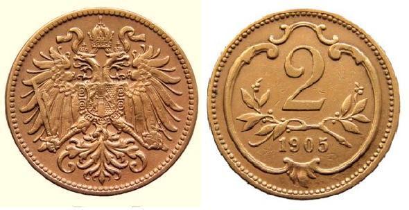 2 heller (Franz Joseph I)