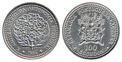 100 escudos (X Aniversario de la Autonomía Regional)