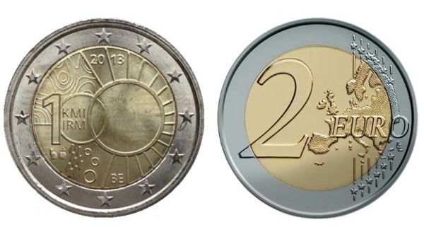 2 euro (100th Anniversary of the Meteorological Institute)