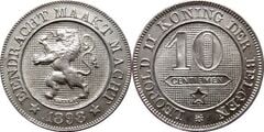 10 centimes (Leopold II - der belgen)