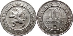 10 centimes (Leopoldo II der belgen)