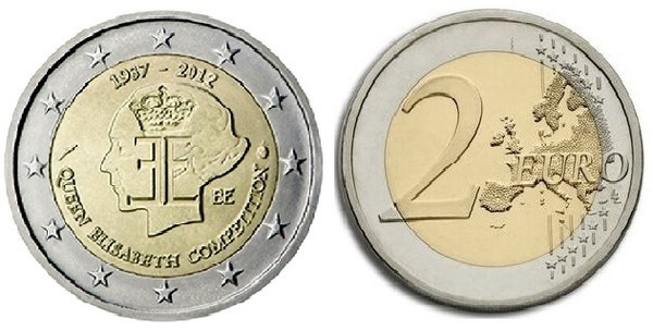 2 euro (75th Anniversary of the Queen Elizabeth Music Competition)