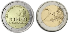2 euro (100 Aniversario de la Primera Guerra Mundial)