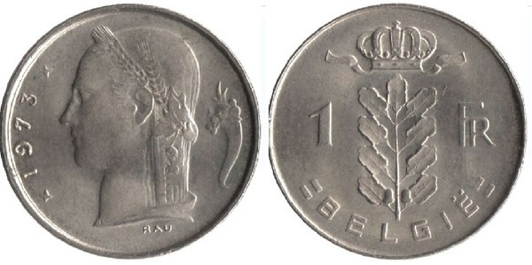 1 franc (Baldwin I - Belgium)