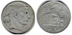 20 francs (Leopoldo III - Belgique)