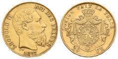 20 francs (Leopold II des belges)