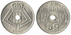 5 centimes (Leopoldo III - België-Belgique)