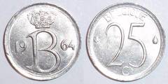 25 centimes (Balduino I - Belgique)