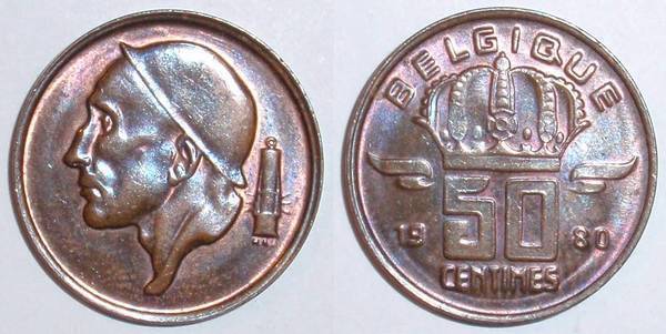 50 centimes (Baldwin I - Belgium)