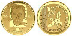 100 euro (50 Aniversario de la Muerte de René Magritte)