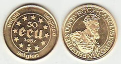 50 ecu (30th Anniversary of the Treaty of Rome)
