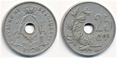 25 centimes (Alberto I - Belgique)
