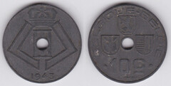 10 centimes (Leopoldo III - Belgique-België)