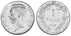 1 franc (Alberto I der belgen)