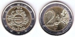 2 euro (10 Aniversario de la Circulación del Euro)