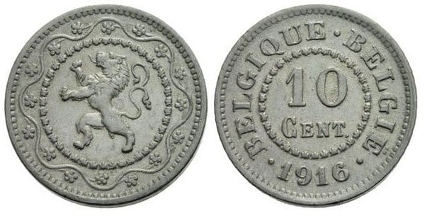 10 centimes (Albert I - Belgique-België)