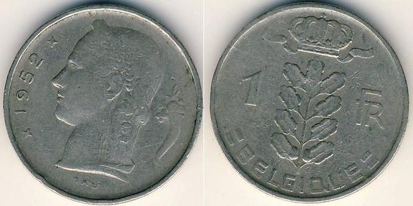 1 franc (Baldwin I - Belgium)