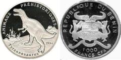 1.000 francs CFA (Tyrannosaurus Rex)