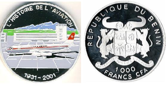 1.000 francs CFA (Aviation History)