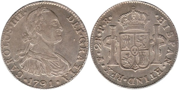 2 reales (Charles IV)