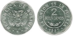 2 bolivianos