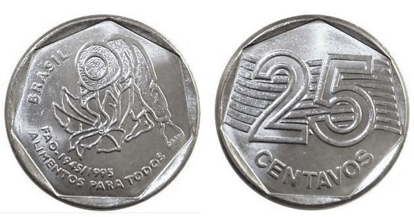 25 centavos (50th Anniversary of FAO)