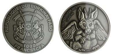 1000 francs CFA (Wolpertinger)