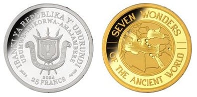 25 francs (Seven Wonders of the Ancient World)