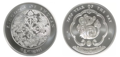 200 ngultrums (Year of the Rat)