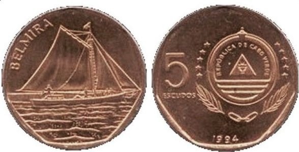 5 escudos