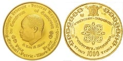 1.000 francs (10º Aniversario de la Independencia)