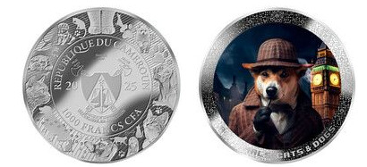 1000 francs CFA (Detective dog)