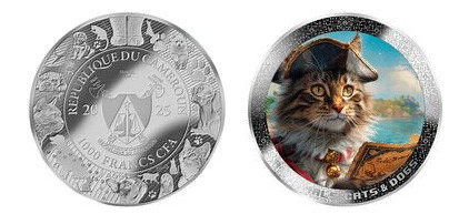 1000 francs CFA (Pirate cat)