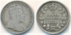 5 cents (Edward VII)