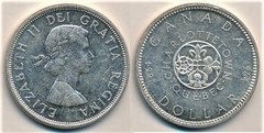 1 dollar (Centenario de las Conferencias de Charlottetown y Quebec)