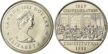 1 dollar (115th Anniversary of the Confederation)