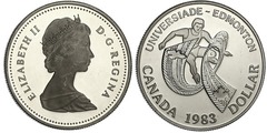 1 dollar (Juegos Mundiales Universitarios - Edmonton 83)
